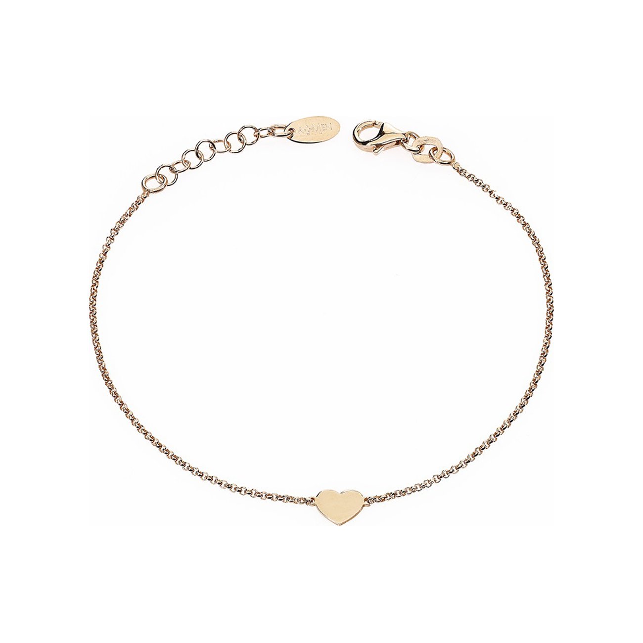 Amen"Pray & Love" Armband Herz Silber BRHR3