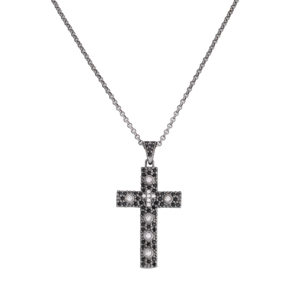 Amen "Cross" Halskette Kreuz Silber CCZNB