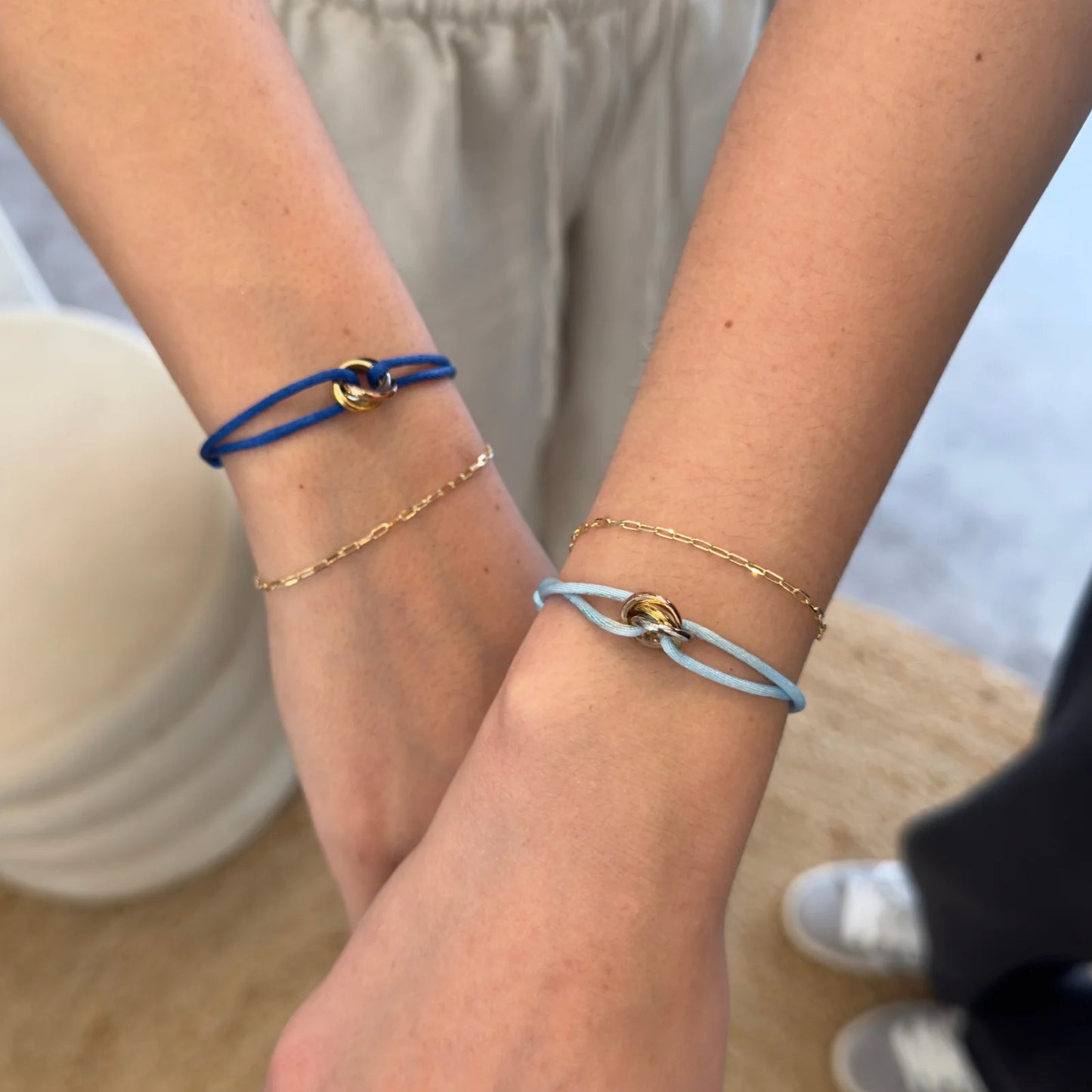 Glam & Glory Trinidad Armband Stoffband Handmade