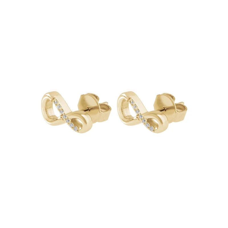 Qudo Ohrstecker ETERNA gold und silber