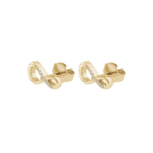 Qudo Ohrstecker ETERNA gold und silber