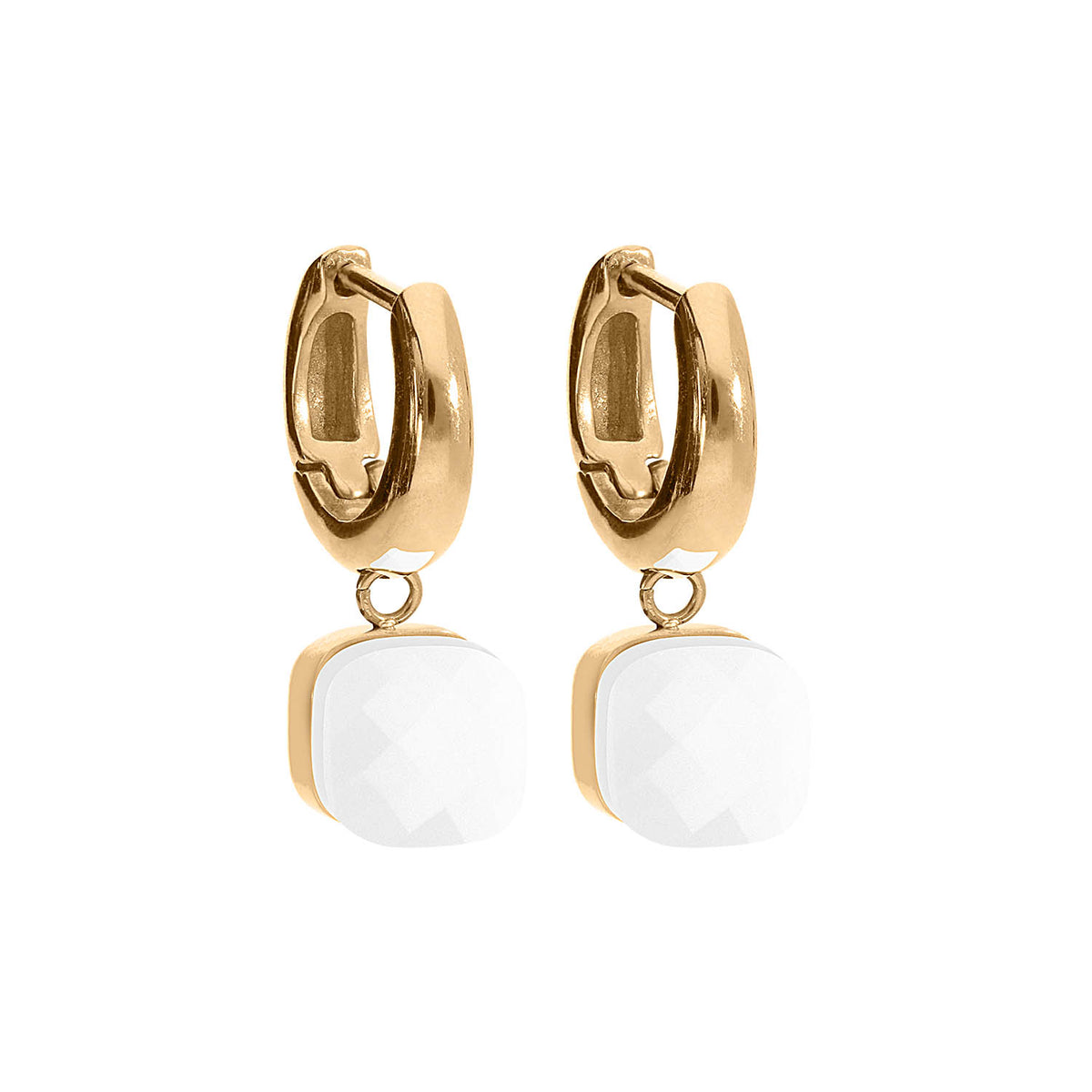Qudo FIRENZE Creolen Ohrringe gold viele Farben