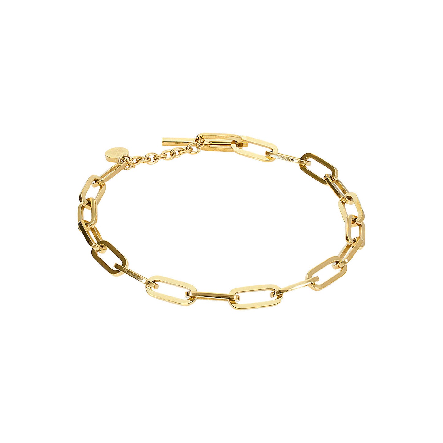 Qudo PADUA Armband Edelstahl 21cm gold