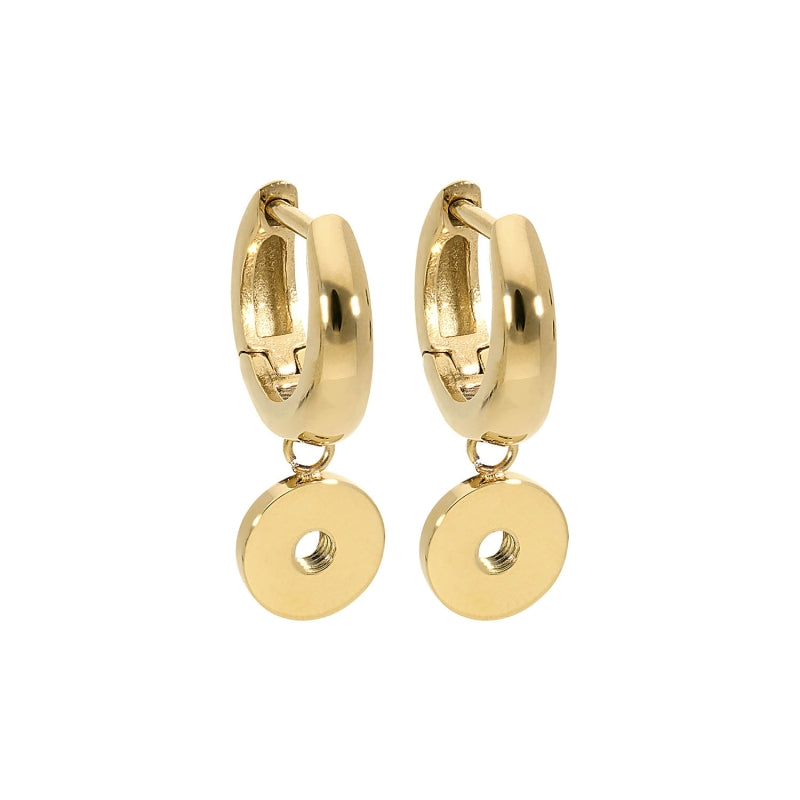 Qudo Basisohrringe in gold, silber und rosegold