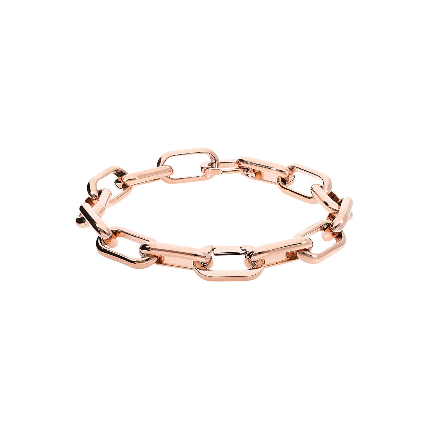 Qudo FANANO Armband Edelstahl silber, gold, rosegold 22cm