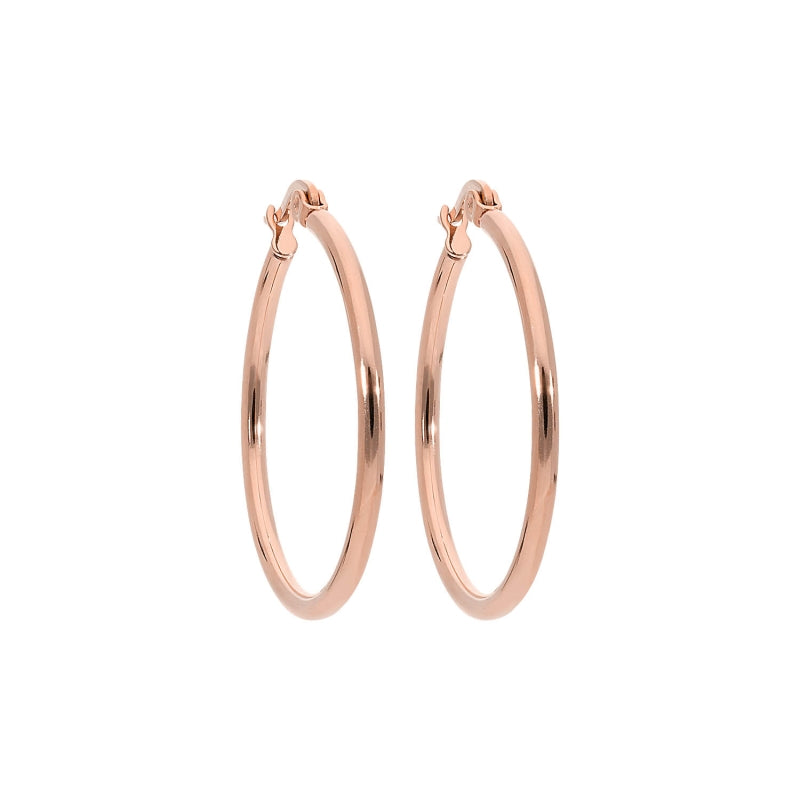 Qudo VALENTANO rosegold Creolen viele Größen