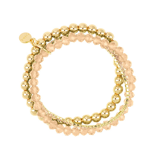 Lizas Armband dreireihig in vielen Farben
