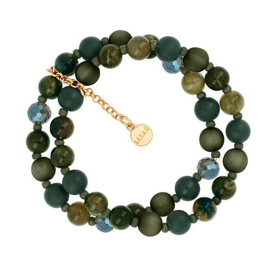 Lizas Armband zweireihig 7mm viele Farben