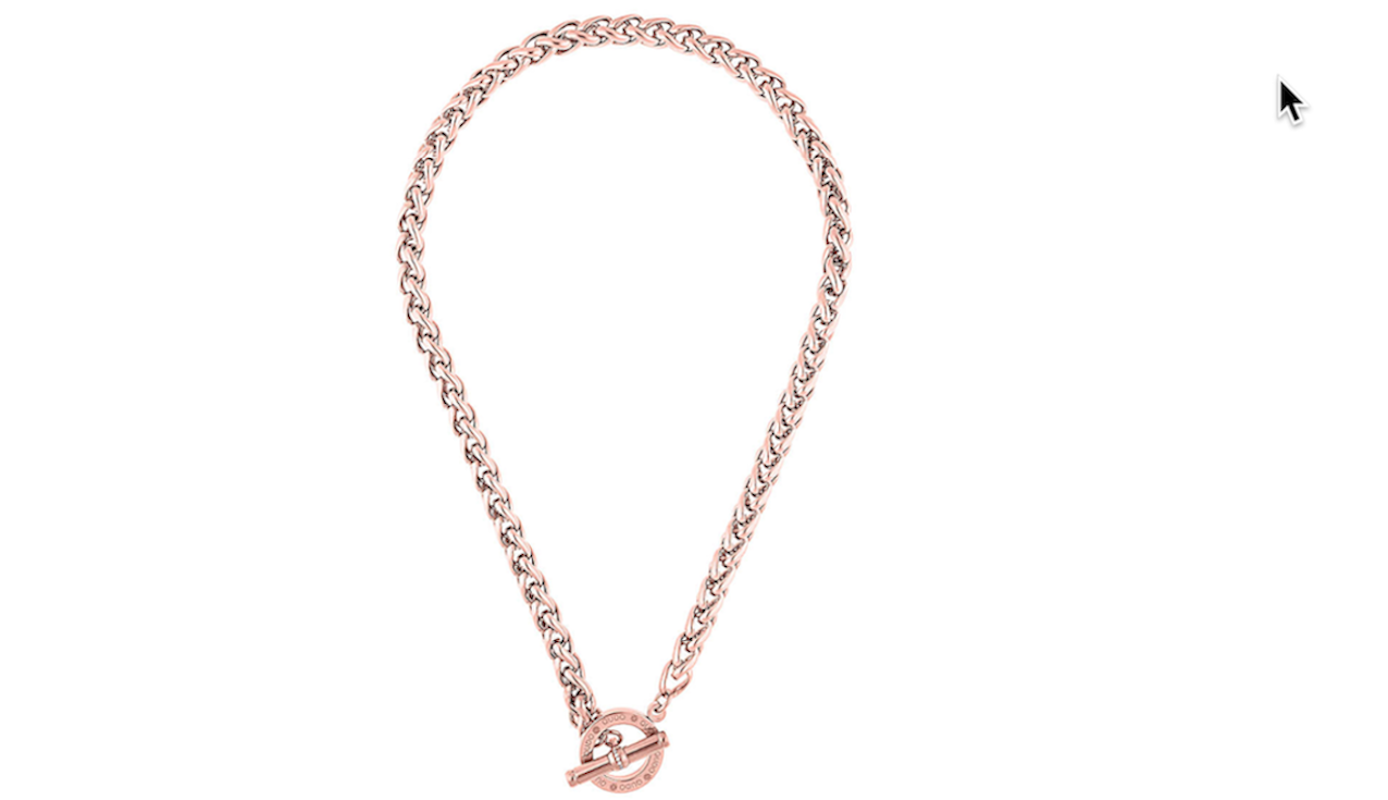 Qudo CENTO Halskette Collier Edelstahl / silber, gold, rosegold