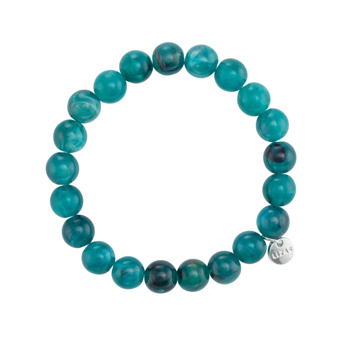 Lizas Armband mit farbigen großen Perlen