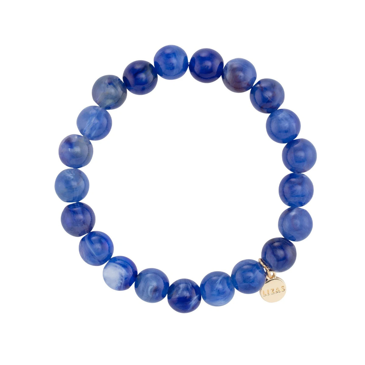 Lizas Armband mit farbigen großen Perlen