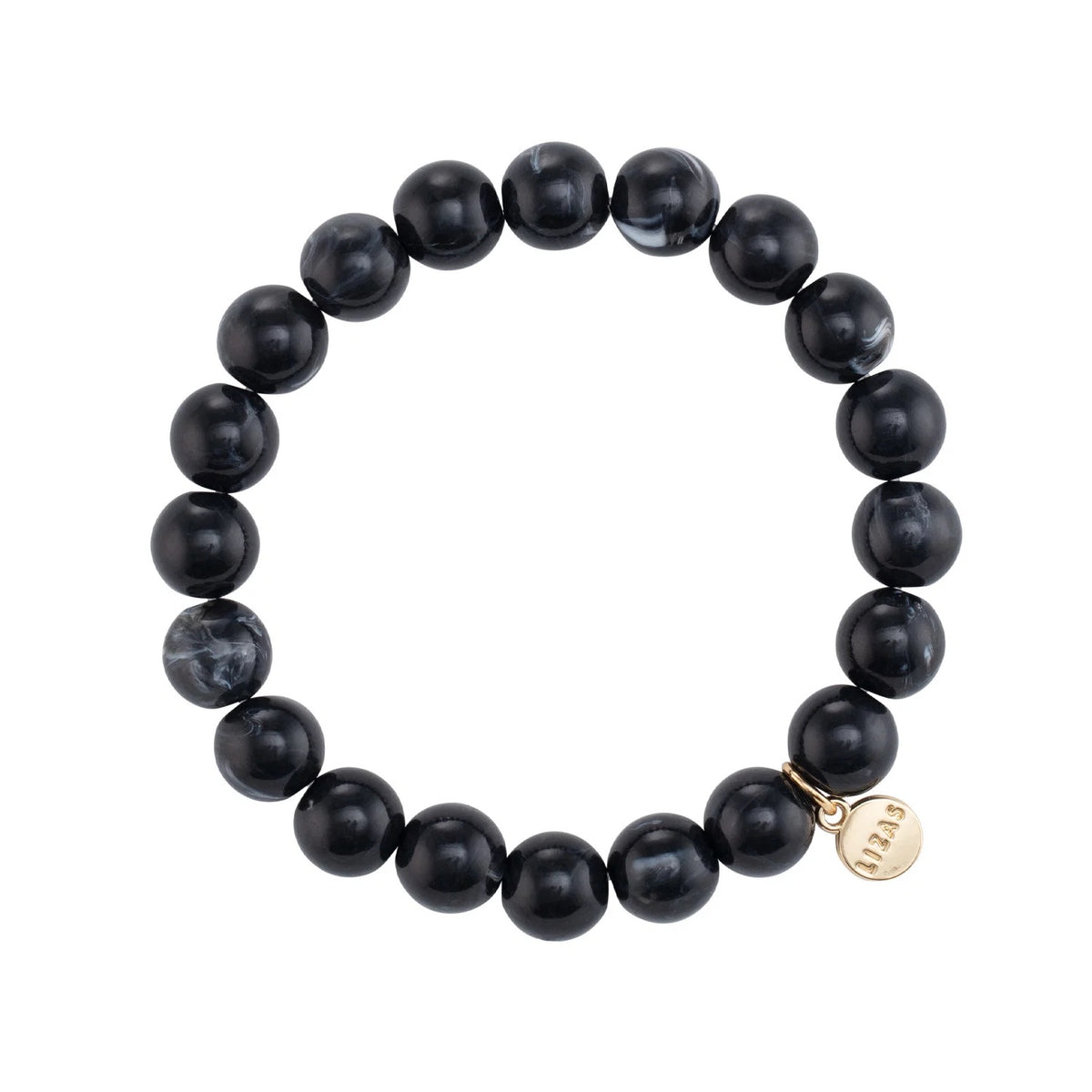 Lizas Armband mit farbigen großen Perlen