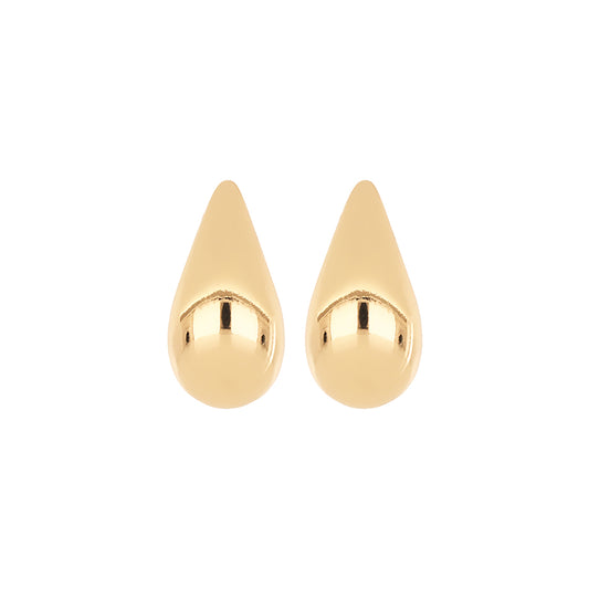 Lizas Ohrstecker in Tropfenform in gold und silber