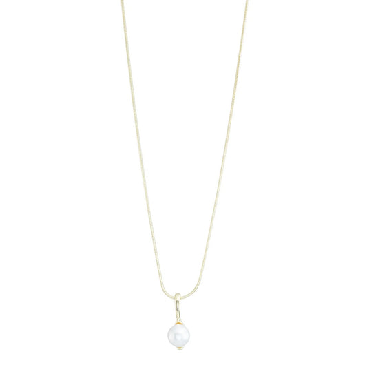 Lizas Halskette mit Perlenanhänger in gold und silber