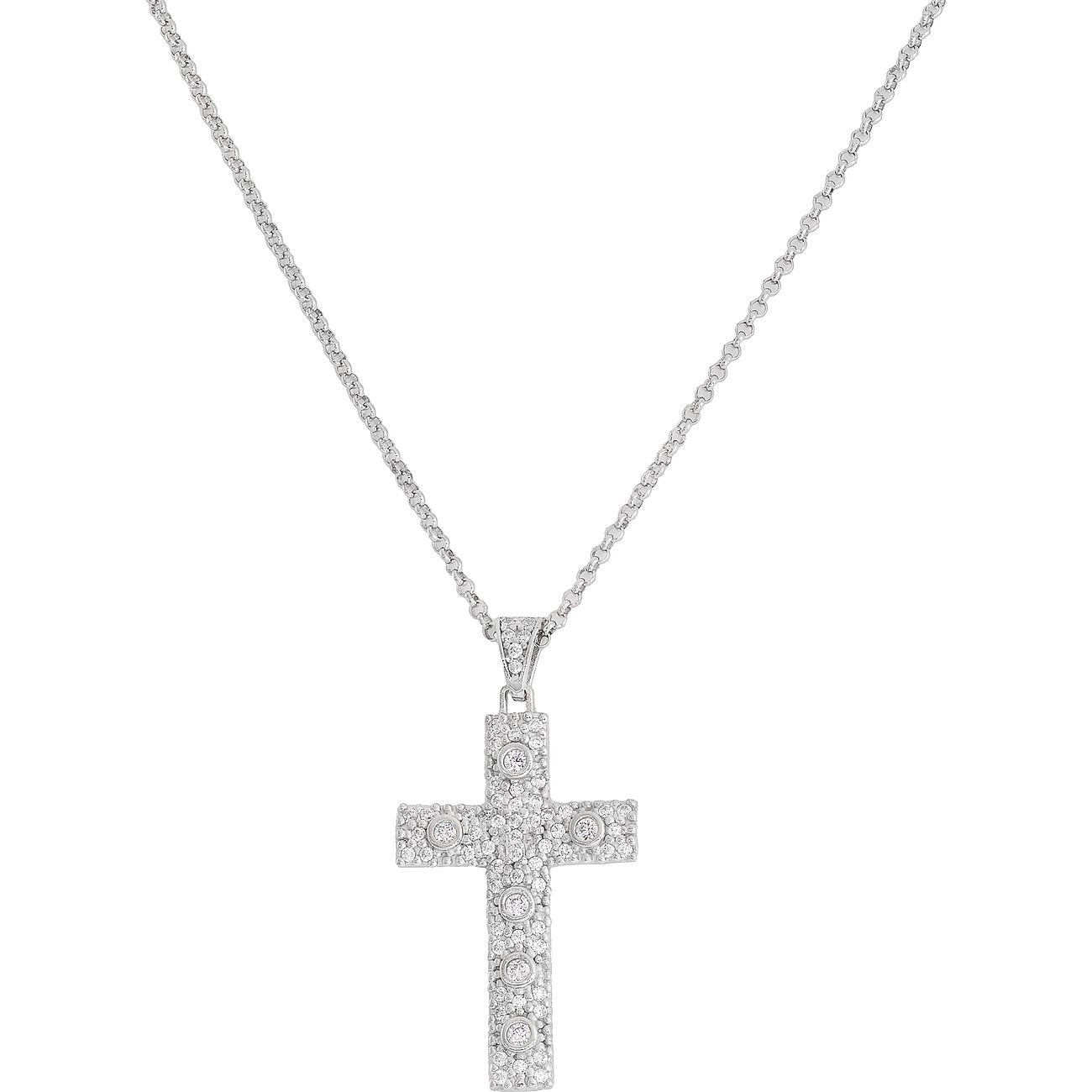 Amen "Cross" Halskette Kreuz Silber CCZBB
