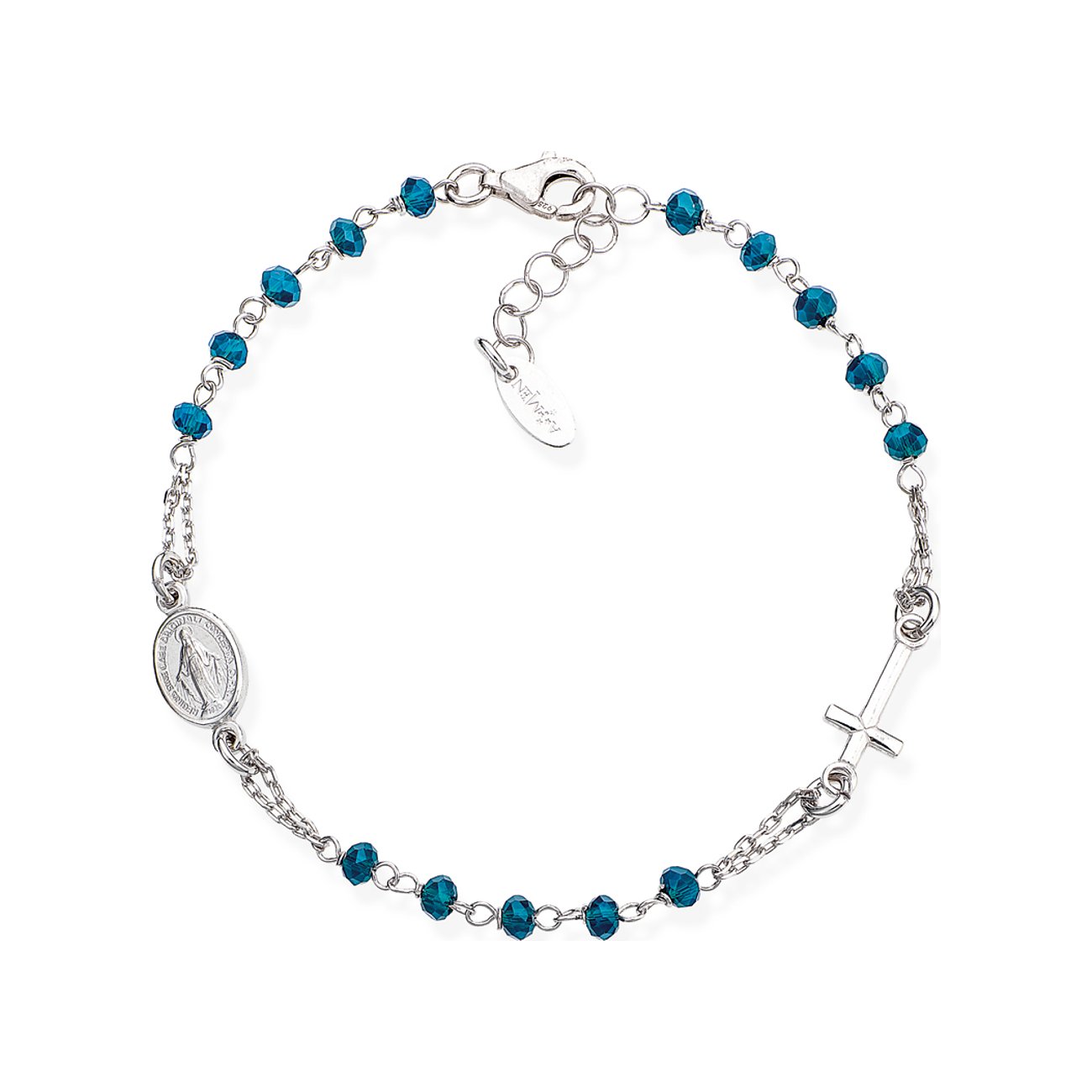 Amen "Rosaries Crystal" Armband Silber BROBBL3