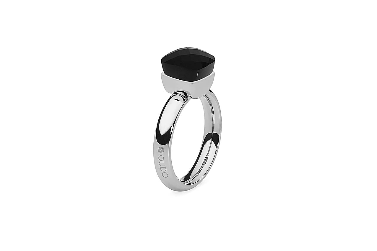 Qudo Firenze Ring jet schwarz